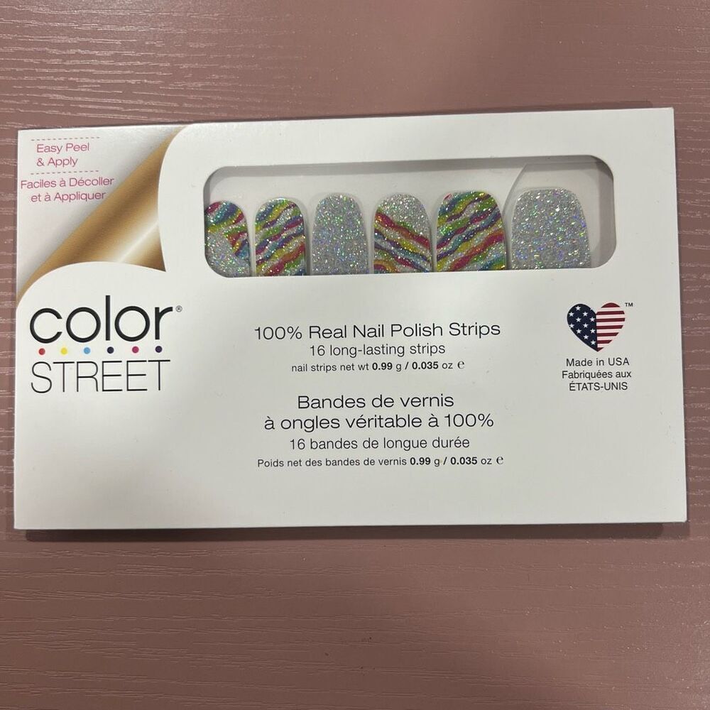 🏈 Color Street Inner Strength Nail Art